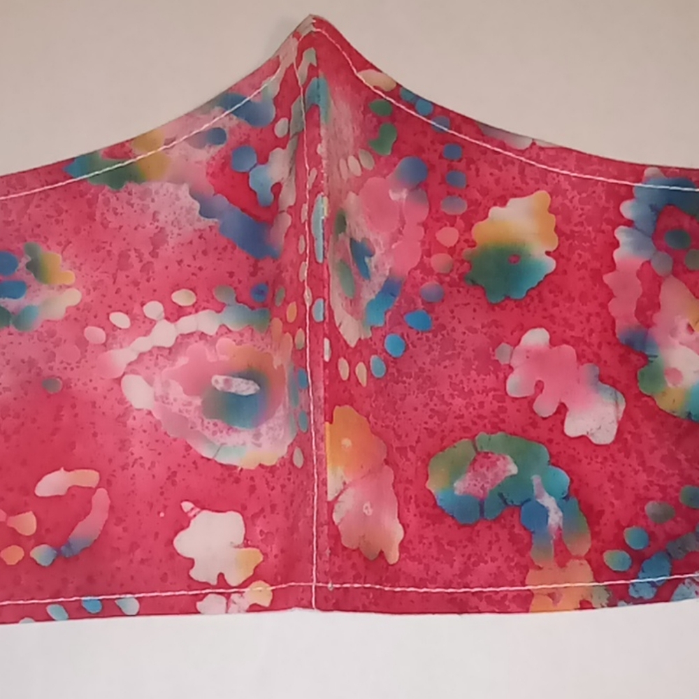 Pink Splash Reversible Face Mask - Picture 2 of 2